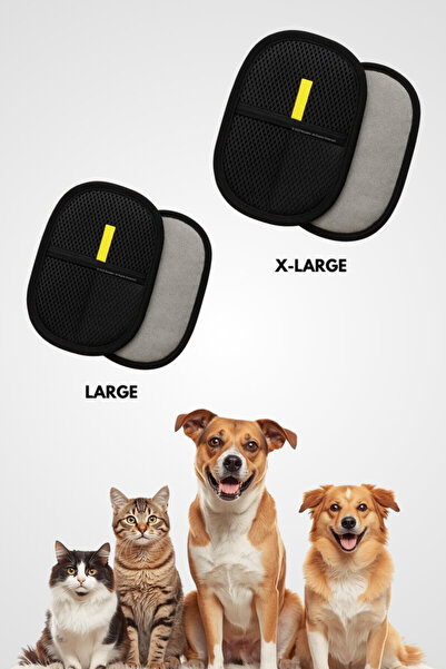 Bimotif 2li Tüy, Kıl Toplama Eldiven Seti (Kedi Köpek Tüy, Kıl, Tiftik Toplam...