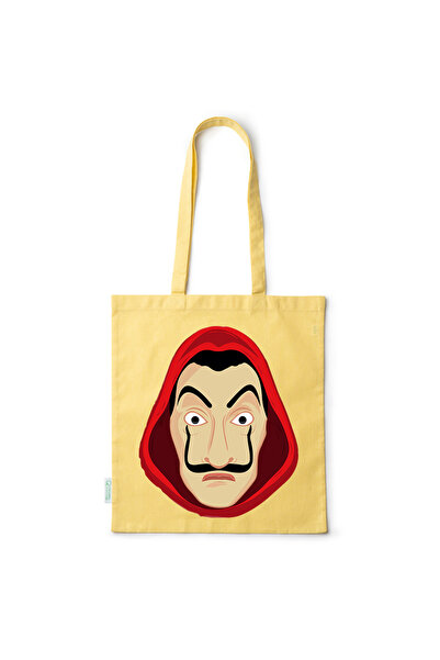 Intelli ® Eco-friendly Cotton shopping bag with long handles, La Casa de Pape...