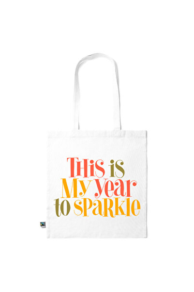 Intelli ®   Οικολογική βαμβακερή τσάντα αγορών με μακριά χερούλια, Το Έτος μο...