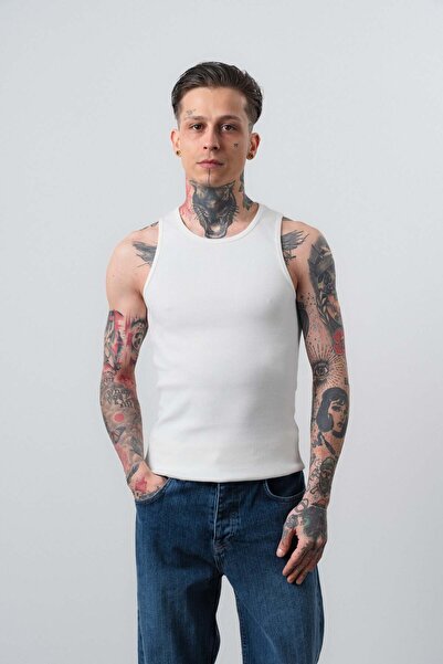 Respire Men's Tank Top Athlete White