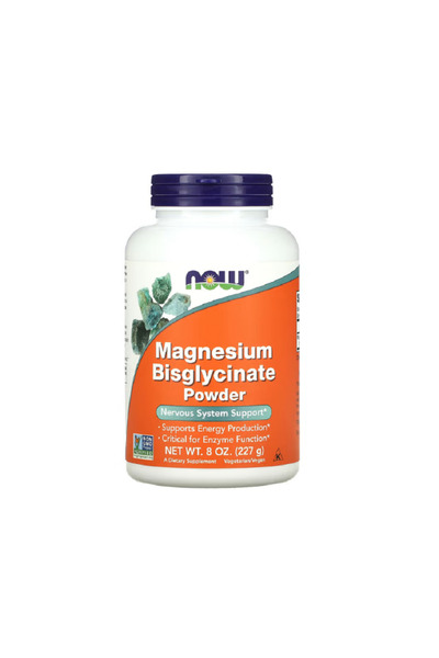 Now Foods Σκόνη Διγλυκινικού Μαγνησίου 227γρ.