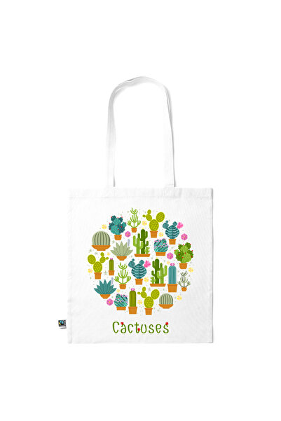 Intelli ®   Οικολογική βαμβακερή τσάντα αγορών με μακριά χερούλια, Συλλογή Λο...