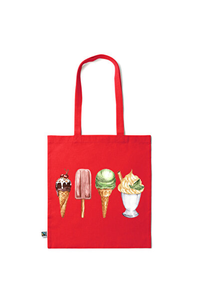 Intelli ®   Οικολογική βαμβακερή τσάντα αγορών με μακριά χερούλια, Επιλογή Πα...