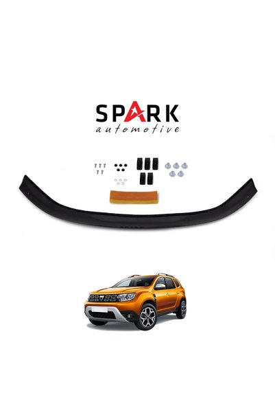 Spark Automotive Dacia Duster 2018-2024 Yıl Aralığı Uyumlu Kaput Rüzgarlığı 3mm