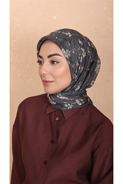 locella Lo'cella Pamuklu Soft Eşarp 4555-3 Gri