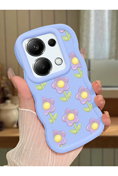 PATTERNOVA Xiaomi Redmi Note 13 Pro 4G Uyumlu güzel çiçek desenli, dayanıklı ...