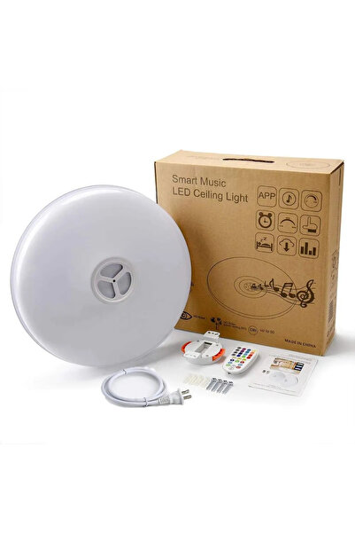 Widjit Φωτιστικό τοίχου LED, Έξυπνο Wi-Fi 50W RGBW 4500 lm με ηχείο Bluetooth...