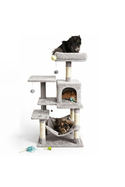 zola Σετ παιχνιδιού για γάτες, 6 επίπεδα, σπιτάκι, ονυχοδρόμιο από σιζάλ, σπι...