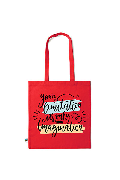 Intelli ®   Οικολογική βαμβακερή τσάντα αγορών με μακριά χερούλια, Φαντασία, ...