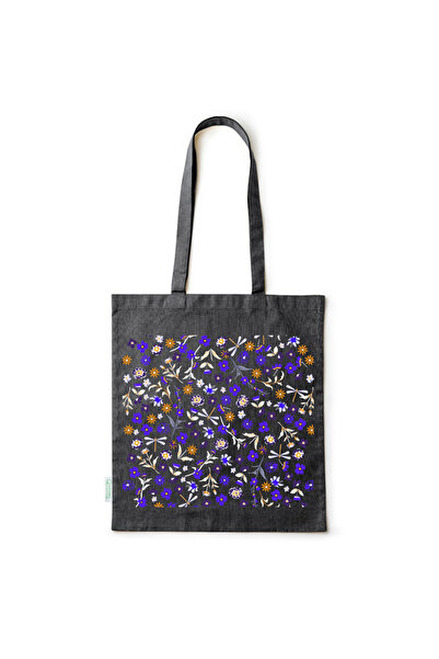 Intelli ® Eco-friendly Cotton shopping bag with long handles, Flowers Collect...