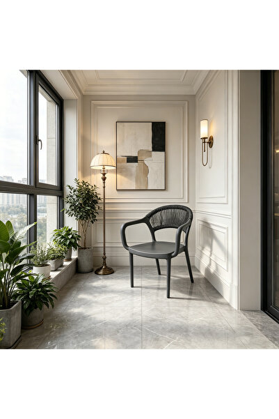 Bleco Hot-selling woven rattan chair - polyethylene frame chair, stackable - ...