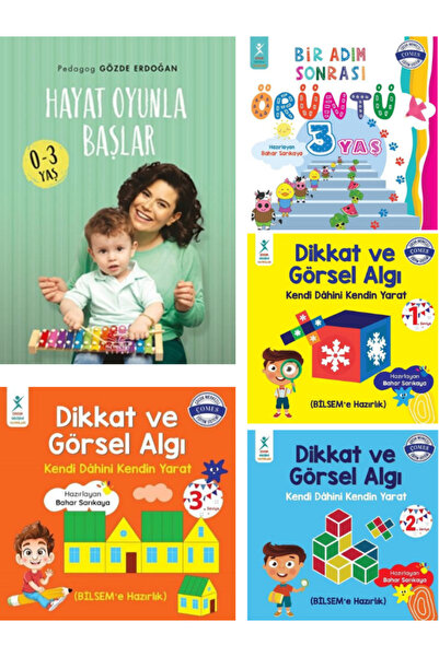 ÇOCUK GELİŞİMİ YAYINLARI Okul Öncesi Eğitim Seti (5 Kitap) - Hayat Oyunla Baş...