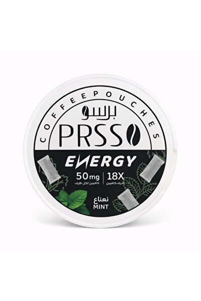 Presso Coffee Prsso Energy Coffee Sachets - Refreshing Mint Flavor