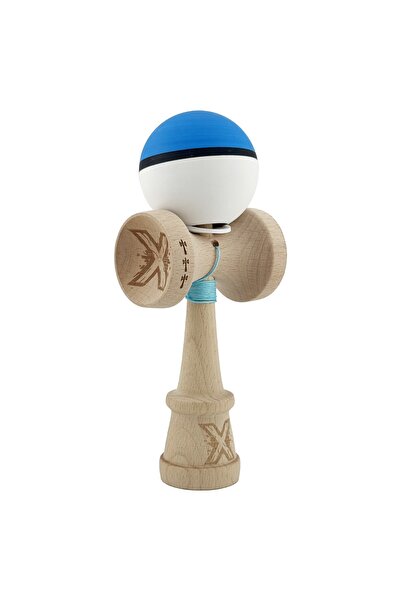 Cyrax Kendama X Original, Sfoară 62/65 cm S Bicolor Albastru/Alb