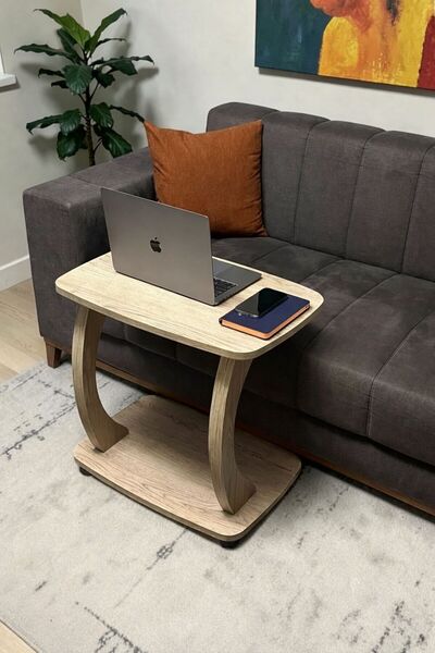 İMOKA DİZAYN İMOKA Çiftli Büyük Boy C Sehpa 60x40x60 cm Koltuk Yanı Laptop & ...