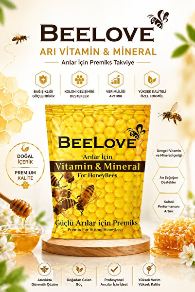 BEELOVE Arı Vitamin & Mineral Premix – Koloni Güçlendirici Arı Besini Takviyesi