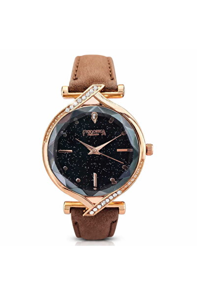 Francesca di Geneva Γυναικείο ρολόι, Φρανσέσκα ντι Ζ'ενεύκα, Καφέ, Κομψό