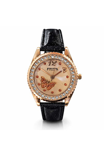 Francesca di Geneva Γυναικείο ρολόι, Μαύρο, Καθημερινό
