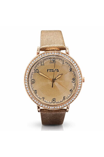 Francesca di Geneva Ladies watch, elegant, Brown,