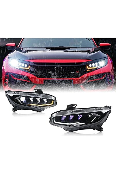 X POWER TUNİNG honda civic fc5 diamond dizayn led far
