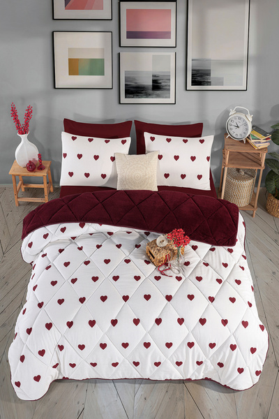 Güvenal Σετ παπλωμάτων διπλής όψης Melody Wellsoft με μαξιλαροθήκη |   Σετ ύπ...