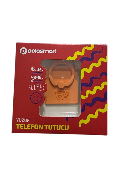 Polosmart Yüzük Telefon Tutucu - Turuncu