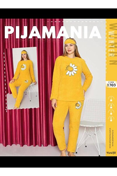 trendgiyimm Women's Soft Welsoft Set (Bottom and Top)