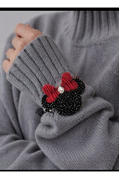 zamansız takı mickey mouse broş