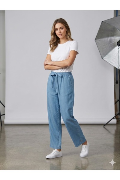 Ercan Akdeniz Elastic Waistband Detailed Trousers 6001
