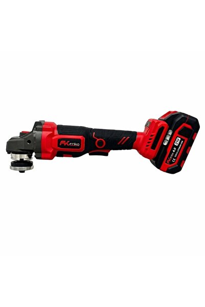 FK FRIKO Şarjlı Avuç Taşlama Makinesi Çift Akülü 21V 4 Ah 125 mm