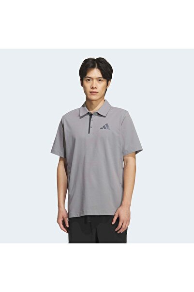 adidas Tricou polo gri pentru bărbați Multi (KC7018)