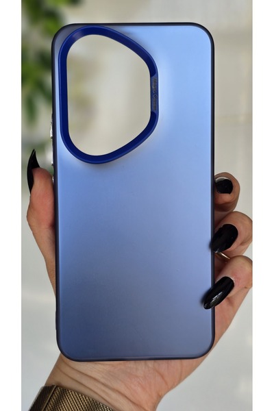 Magic Ring Honor 400 Pro 5G Uyumlu Mavi Renk Geçişli Mat Silikon Kılıf Kamera...