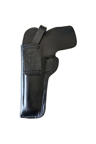 Aresoutdoors Colt 1911 Uyumlu Ucu Kapalı Kemeriçi Gerçek Deri Atkılı Taşıma K...