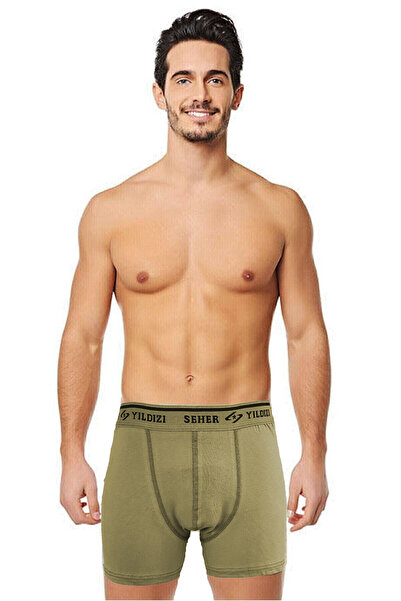 Hepsine Rakip Σετ 6 τεμαχίων Seher Ανδρικά Βαμβακερά Λύκρα Μπόξερ SER0060