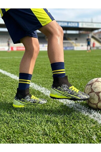 Lütfi Boys' Astroturf Football Sports Shoes with Socks
