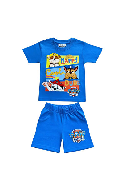 PAW PATROL Children's set, 2 pieces, short sleeve, 100% Cotton, blue,