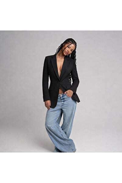 Sienna Fashion Blazer negru simplu