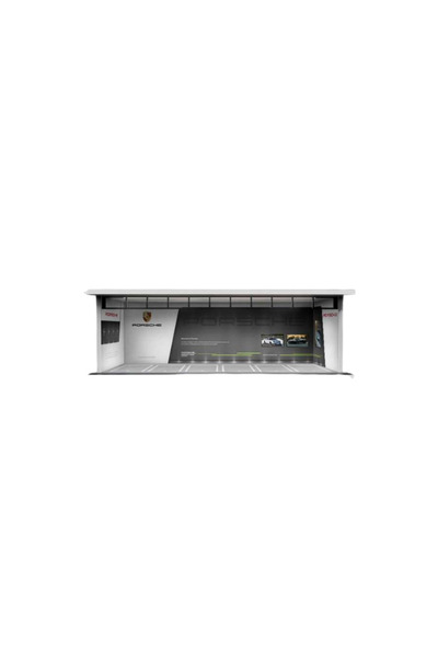 MoreArt Мащаб 1:64 Гараж за Порше със светлини Диорама – MO914007