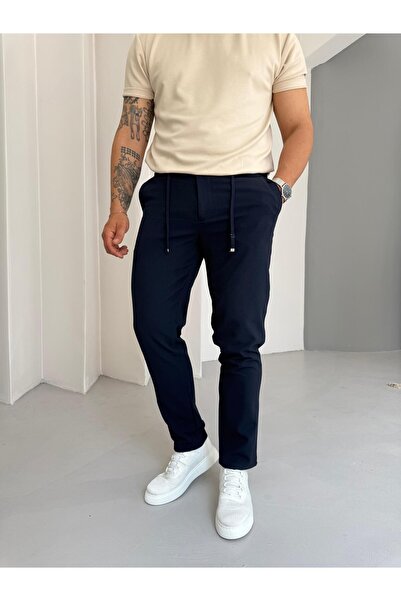 Baycombine35 Drawstring Jogger Fabric Pants