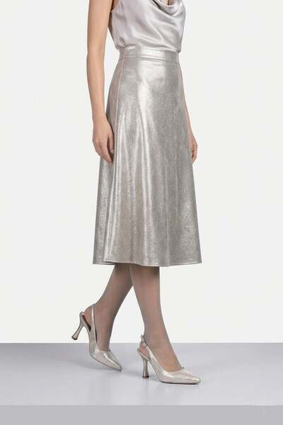 Ayakkabı Fuarı Elit MST1370ZS Γυναικεία Κλασικά Παπούτσια με Τακούνι Χρυσά