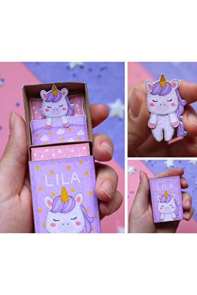 JACA Kes-Yapıştır-Oyna Unicorn Kız Giydirme kutu bebek Oyunu