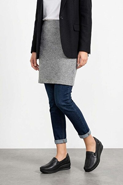 Forelli 55022 Lina-H Γυναικεία παπούτσια casual από γνήσιο δέρμα Μαύρα