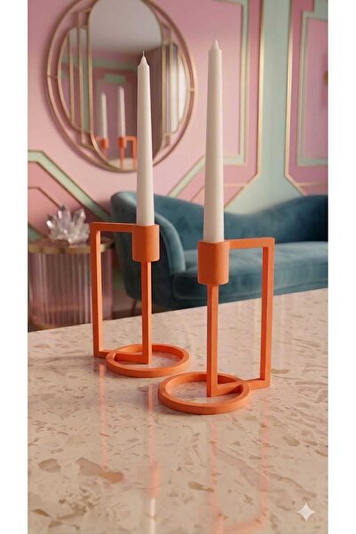Rivon Desing LUNA 2'Lİ ŞAMDAN SETİ