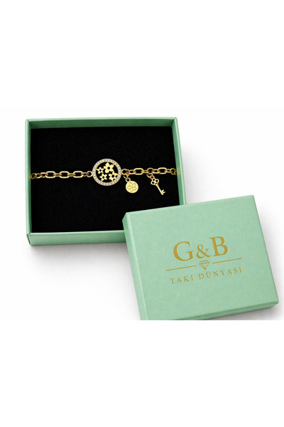 Tasarım Golden bloom charm bileklik