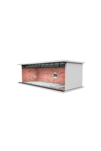 MoreArt Ροζ Γουρουνάκι 1:64 Διόραμα Πάρκινγκ Γκαράζ με Φώτα – MO914021