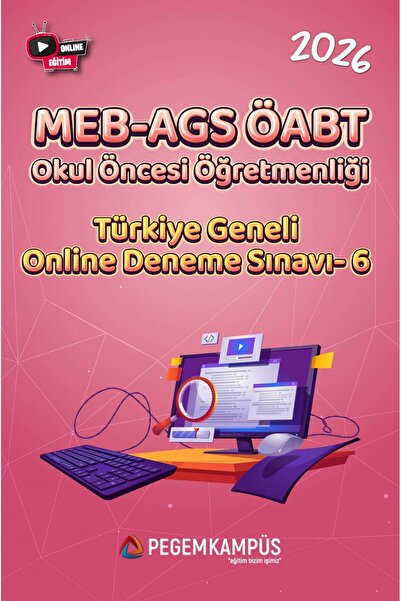 Pegem Akademi Yayıncılık 2026 MEB-AGS ÖABT Okul Öncesi Öğretmenliği Türkiye G...