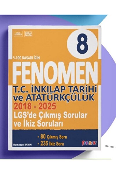 FENOMEN 8 LGS İNKİLAP TARİHİ ÇIKMIS SORULAR VE IKIZ SORULARI (2018-2025)