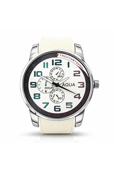 ULYSSES Ανδρικό ρολόι, Λευκό, Χαλαζία, Casual UB33