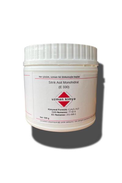 Sitrik Asit Monohidrat / Limon Tuzu – 500 g Kavanoz – Doğal Kireç Çözücü / Citric Acid Monohydrate