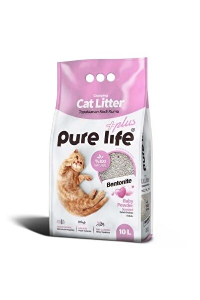 PureLife Pure Life Plus Cat Litter with Baby Powder Scent 10L